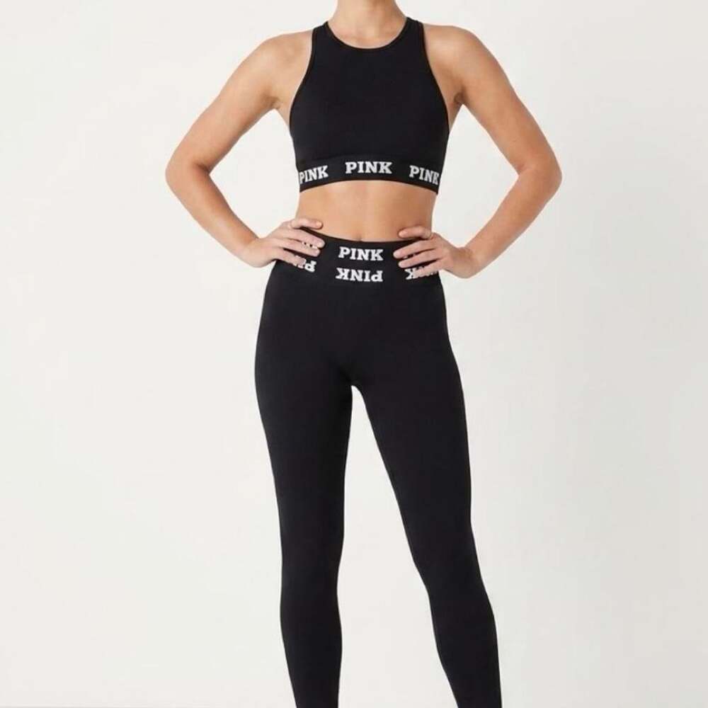VS Pink Classic Seamless Leggings Sz M